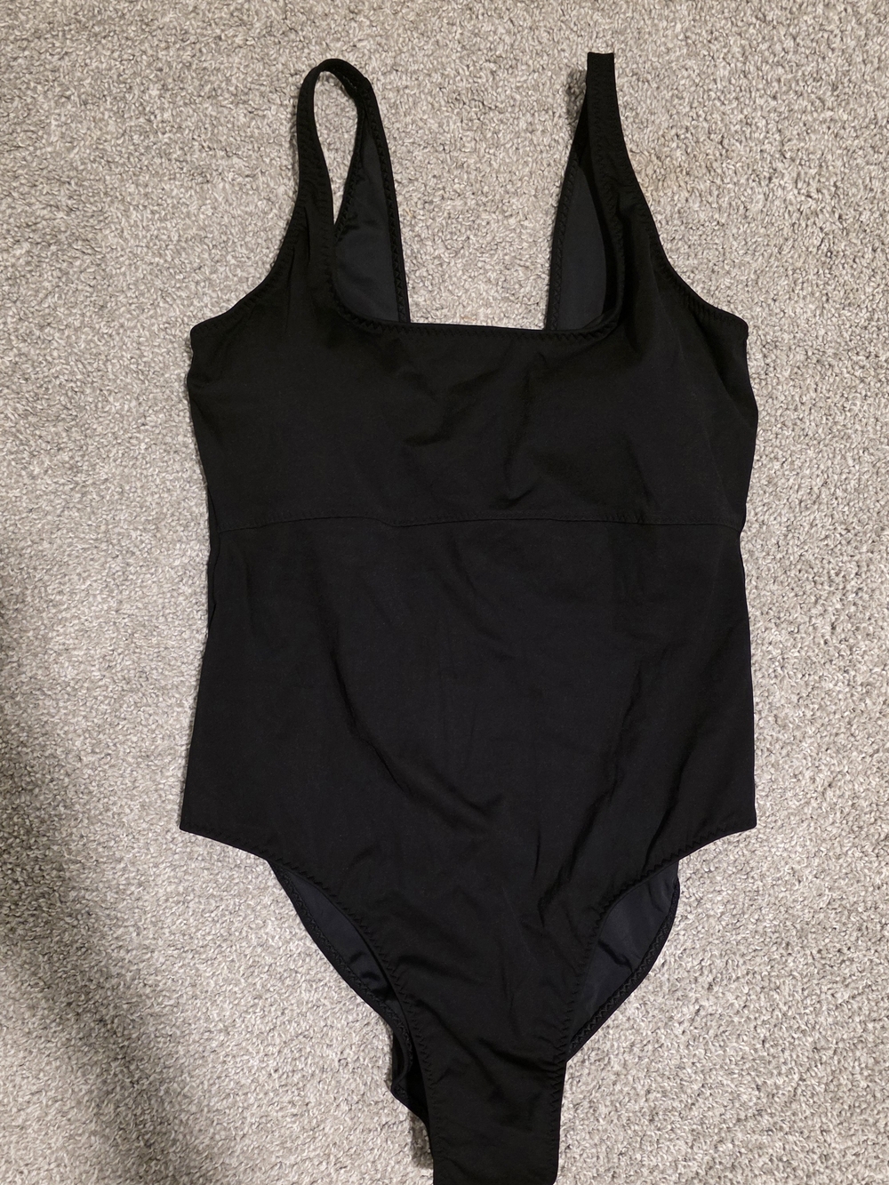 Fabletics Sunset Scoop Black One-Piece Swimsuit - Women's Swim